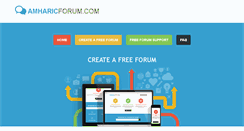 Desktop Screenshot of amharicforum.com