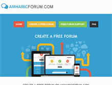 Tablet Screenshot of amharicforum.com